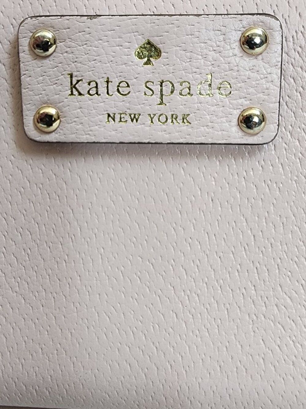 Kate Spade New York Pink Pebbled Leather Large Zip Around Wallet - Picture 8 of 10